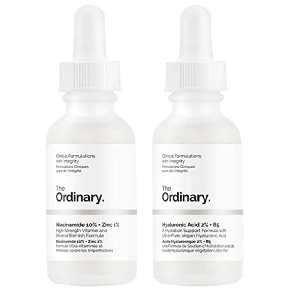 NWT La Rosh Hyaluronic Acid W2%+B5 30ml Niacinamide 10%+Zinc1%(30ml)Bundle